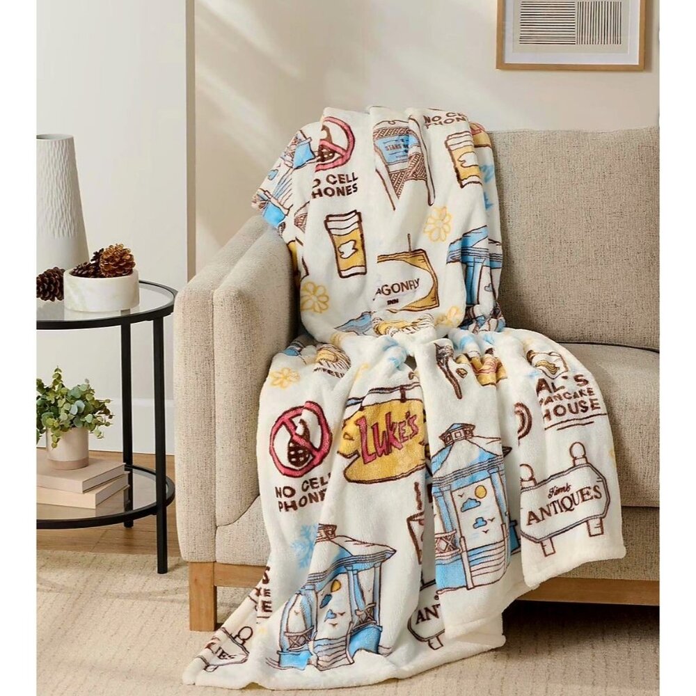 Gilmore Girls 25th Anniversary Adult Licensed Silk Touch Throw, 60" x 70"